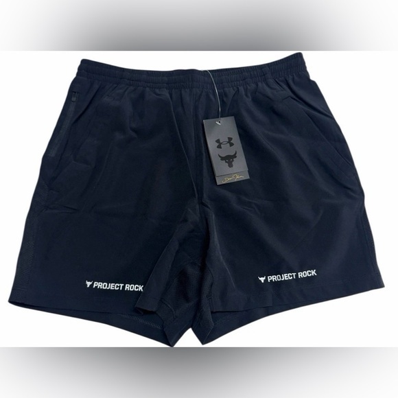 Under Armour Other - New Under Armour Project Rock Ultimate Black 5" Shorts 1384217 001 Men’s Size XL